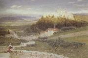 Albert Goodwin,RWS Certosa,near Florence (mk46) oil painting artist